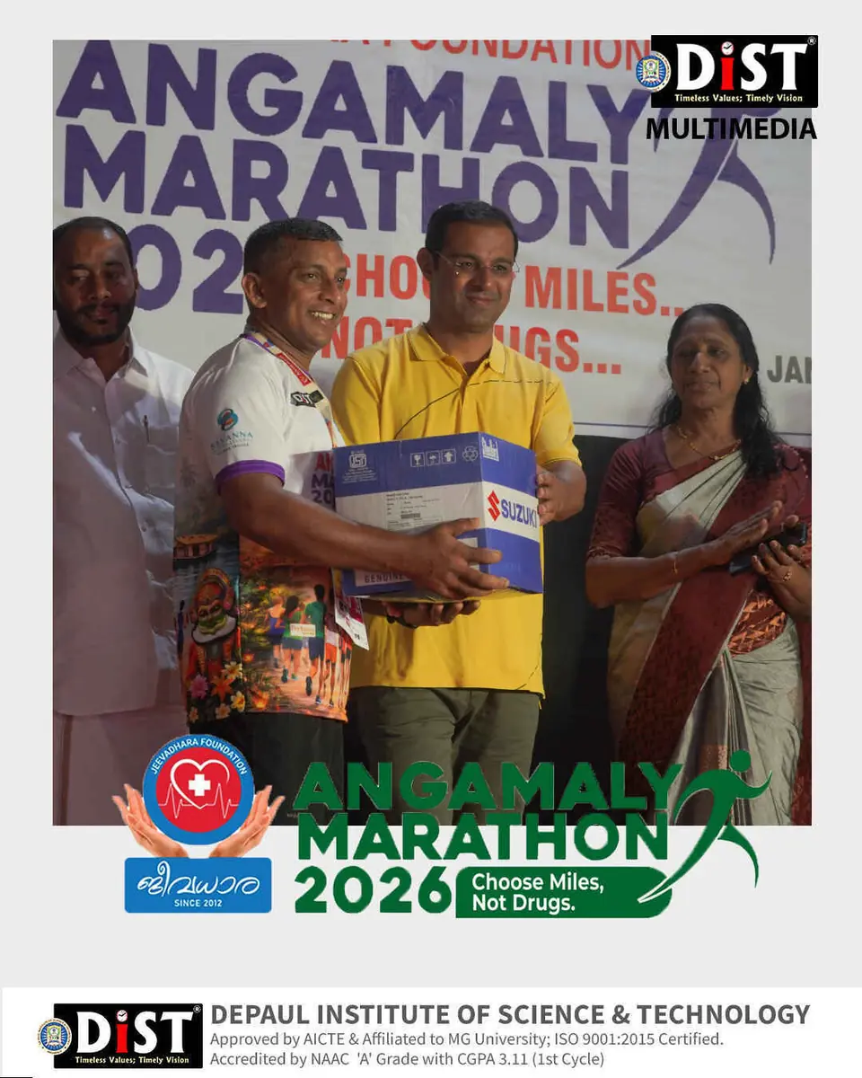 Angamaly Marathon finish line